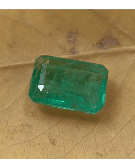 1.80ct Velvet Green Zambian Emerald , 100% Natural Earth Mined Gem. - SMSGEMS 