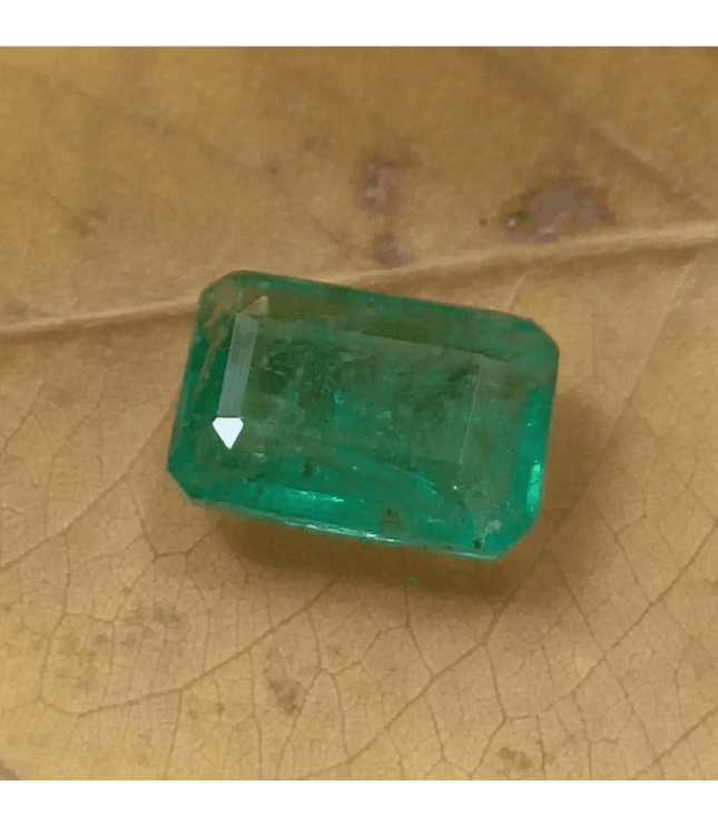 1.80ct Velvet Green Zambian Emerald , 100% Natural Earth Mined Gem. - SMSGEMS 