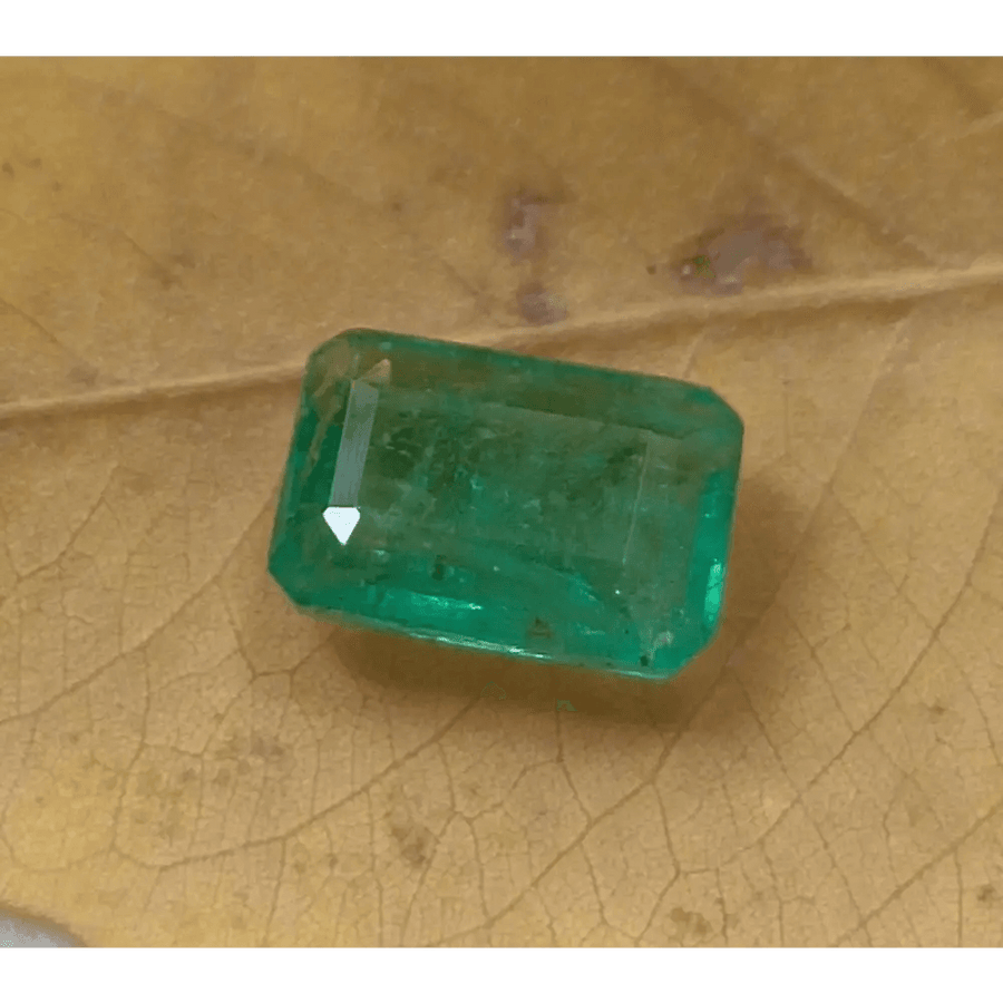1.80ct Velvet Green Zambian Emerald , 100% Natural Earth Mined Gem. - SMSGEMS 