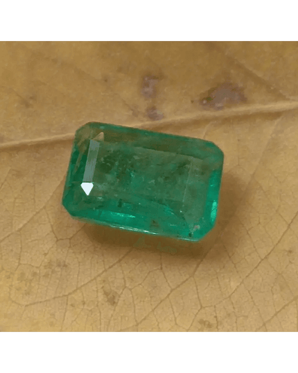1.80ct Velvet Green Zambian Emerald , 100% Natural Earth Mined Gem. - SMSGEMS 