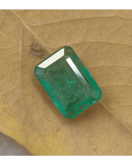 1.80ct Velvet Green Zambian Emerald , 100% Natural Earth Mined Gem. - SMSGEMS 