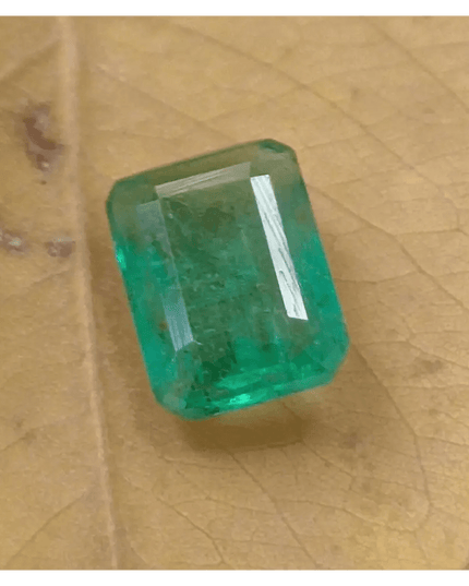 1.80ct Velvet Green Zambian Emerald , 100% Natural Earth Mined Gem. - SMSGEMS 