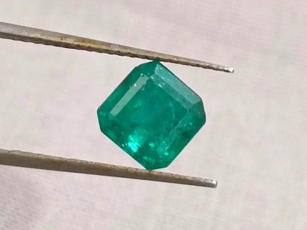 1.80ct Deep Green Zambian Emerald , 100% Natural Earth Mined Gemstone - SMSGEMS 