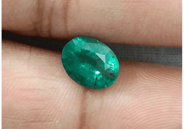 1.84ct Zambian Emerald, Natural Earth Mined Gemstone - SMSGEMS 