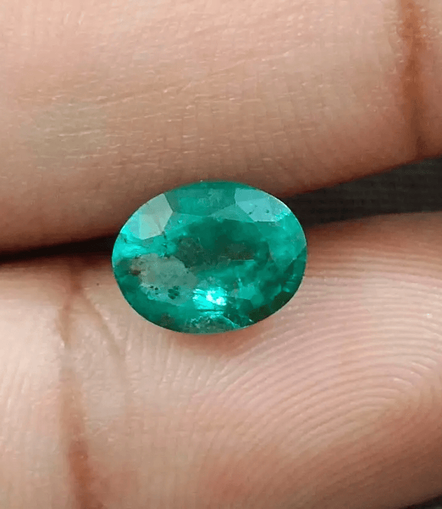 1.84ct Zambian Emerald, Natural Earth Mined Gemstone - SMSGEMS 