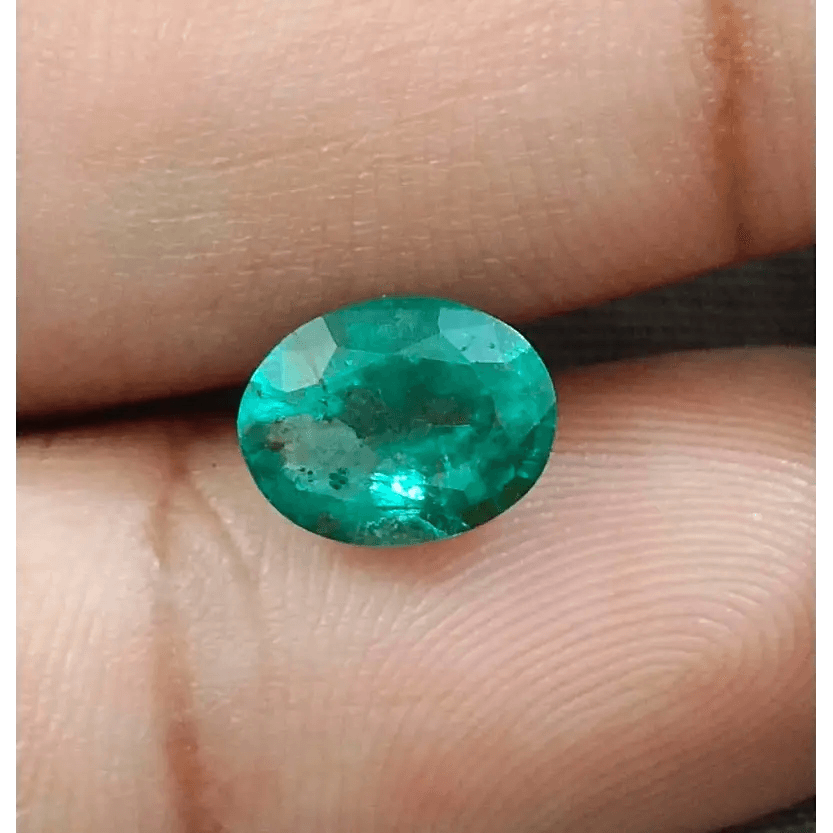 1.84ct Zambian Emerald, Natural Earth Mined Gemstone - SMSGEMS 