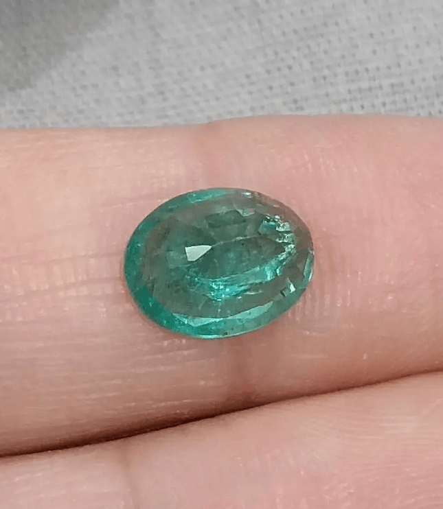 1.84ct Zambian Emerald, Natural Earth Mined Gemstone - SMSGEMS 