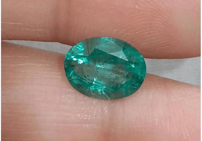 1.84ct Zambian Emerald, Natural Earth Mined Gemstone - SMSGEMS 