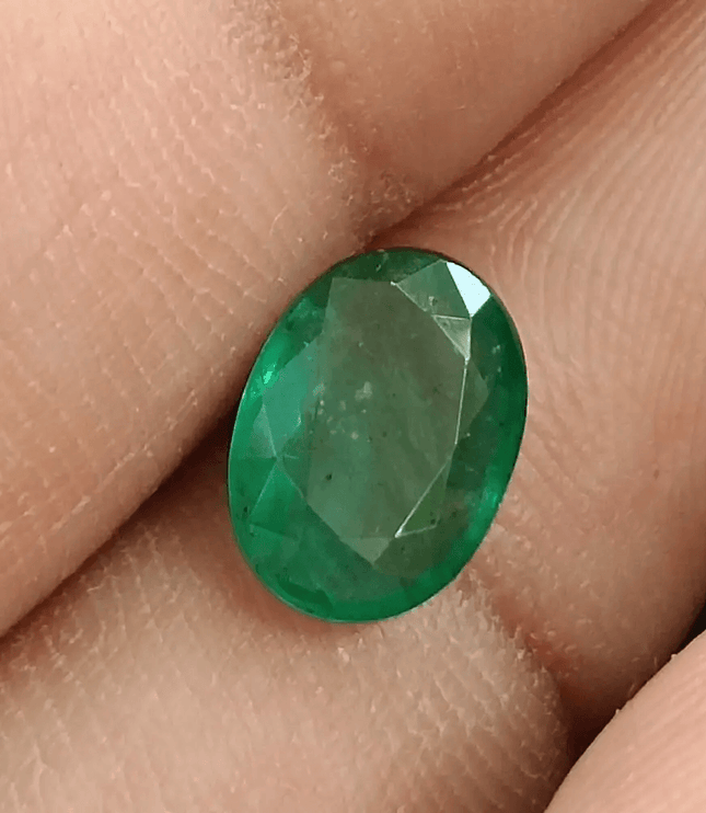 1.88ct Zambian Emerald , 100% Natural Earth Mined Gem. - SMSGEMS 