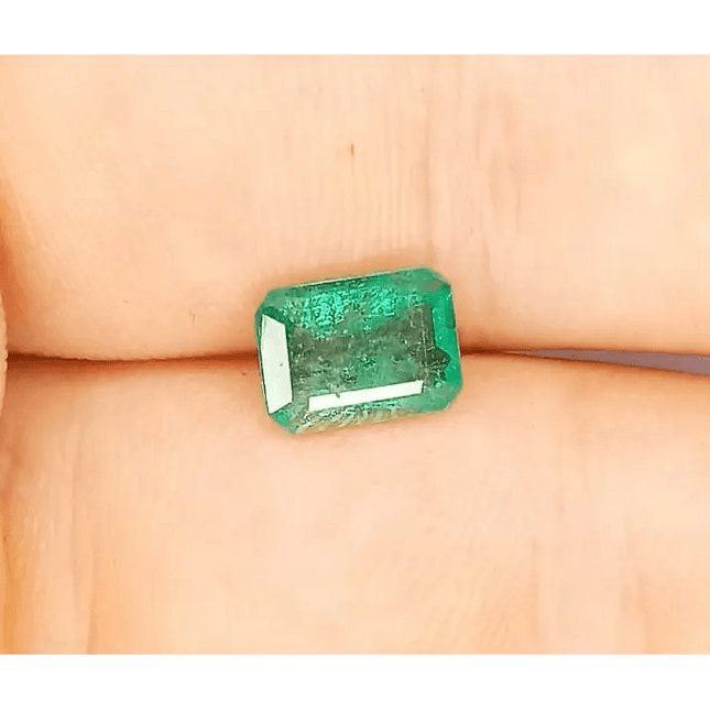 1.95ct Zambian Emerald , 100% Natural Gem - SMSGEMS 