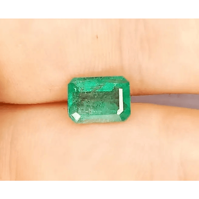 1.95ct Zambian Emerald , 100% Natural Gem - SMSGEMS 