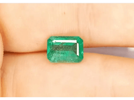 1.95ct Zambian Emerald , 100% Natural Gem - SMSGEMS 