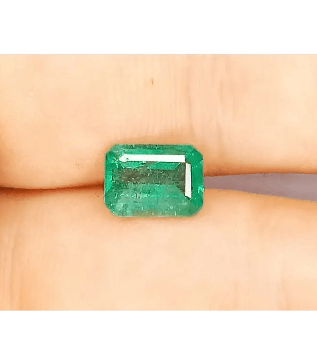 1.95ct Zambian Emerald , 100% Natural Gem - SMSGEMS 