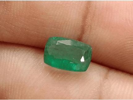 1.95ct Medium Deep Green Zambian Emerald , 100% Natural Earth Mined Gem. - SMSGEMS 