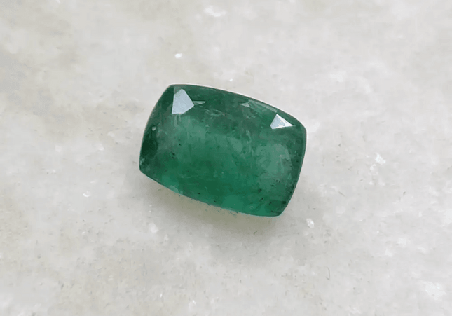 1.95ct Medium Deep Green Zambian Emerald , 100% Natural Earth Mined Gem. - SMSGEMS 