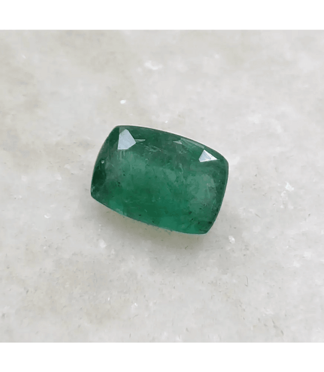 1.95ct Medium Deep Green Zambian Emerald , 100% Natural Earth Mined Gem. - SMSGEMS 