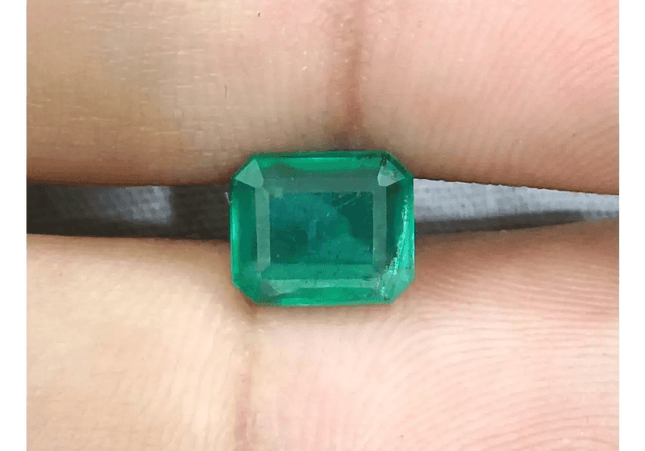 1.97ct Zambian Emerald, 100% Natural Gemstone - SMSGEMS 