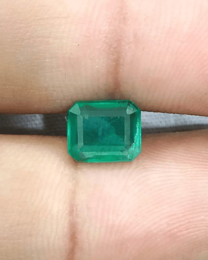 1.97ct Zambian Emerald, 100% Natural Gemstone - SMSGEMS 