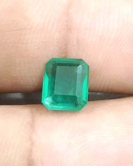 1.97ct Zambian Emerald, 100% Natural Gemstone - SMSGEMS 