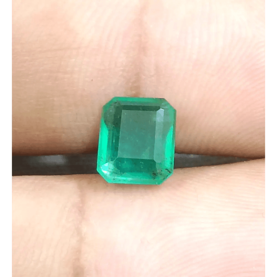 1.97ct Zambian Emerald, 100% Natural Gemstone - SMSGEMS 