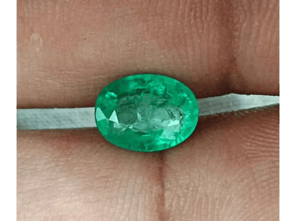 1.97ct Zambian Emerald , 100% Natural Earth Mined Gemstone - SMSGEMS 