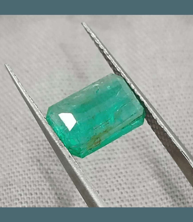 1.97ct Medium Green Emerald, Natural Gemstone - SMSGEMS 