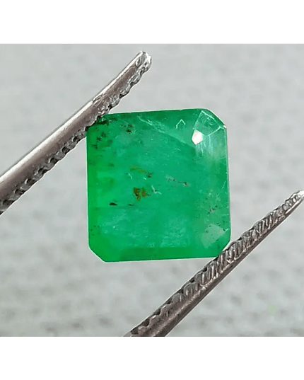 1.97ct Vivid Green Emerald, 100% Natural Gemstone - SMSGEMS 