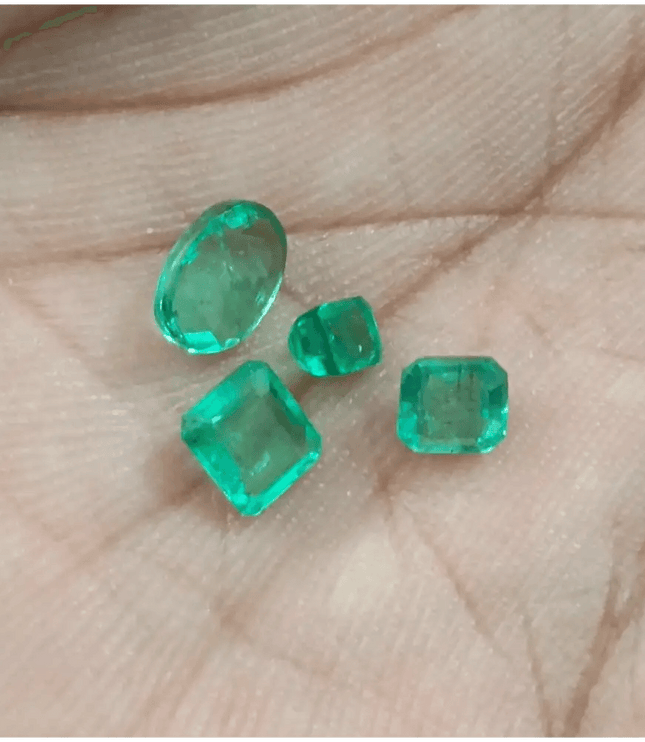 1.98ct Emerald Parcel, Natural Gemstones - SMSGEMS 