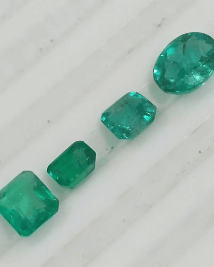 1.98ct Emerald Parcel, Natural Gemstones - SMSGEMS 