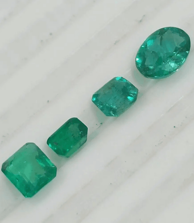 1.98ct Emerald Parcel, Natural Gemstones - SMSGEMS 