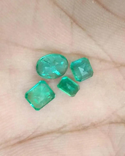 1.98ct Emerald Parcel, Natural Gemstones - SMSGEMS 