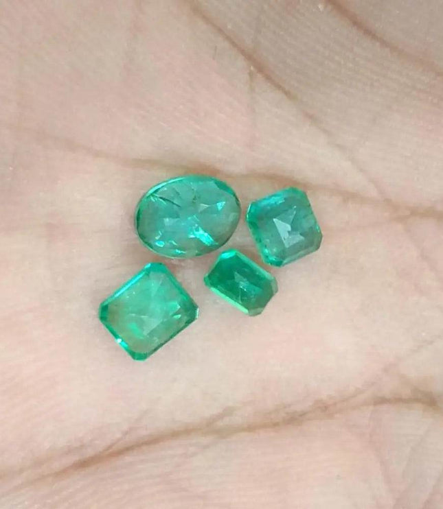 1.98ct Emerald Parcel, Natural Gemstones - SMSGEMS 