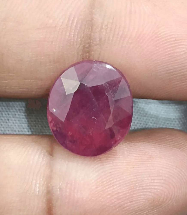 10.00ct African Ruby, Natural Untreated Gemstone - SMSGEMS 