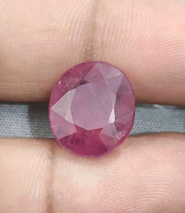10.00ct African Ruby, Natural Untreated Gemstone - SMSGEMS 