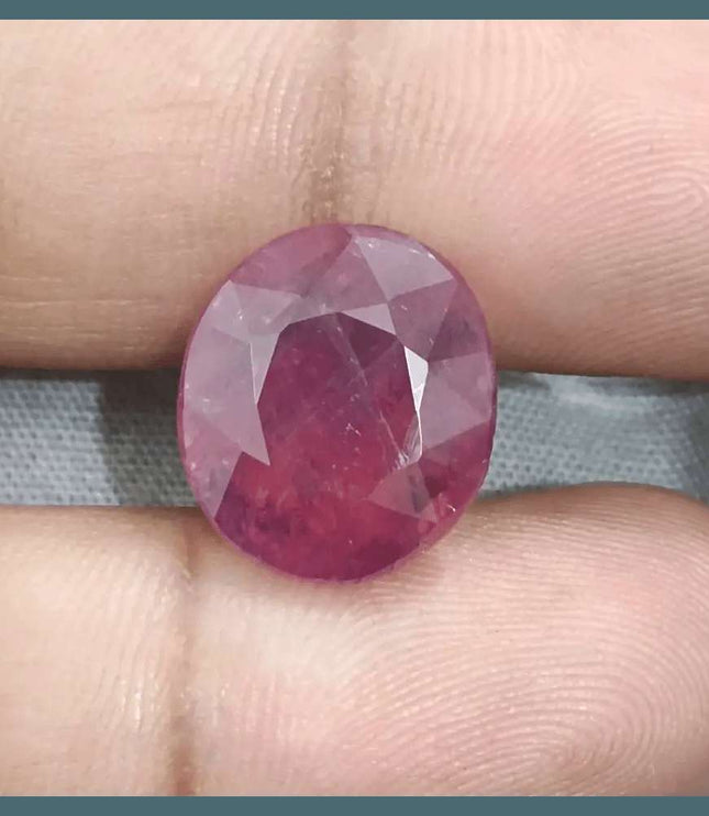10.00ct African Ruby, Natural Untreated Gemstone - SMSGEMS 