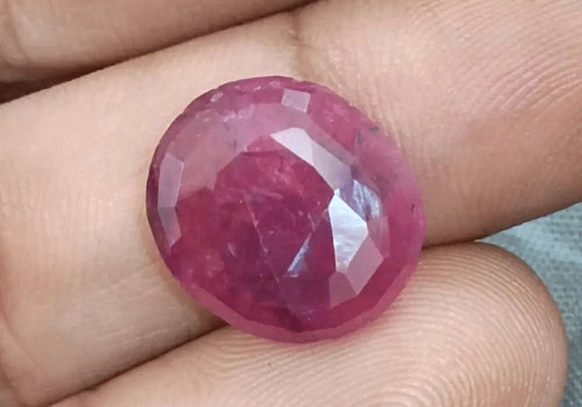 10.00ct African Ruby, Natural Untreated Gemstone - SMSGEMS 