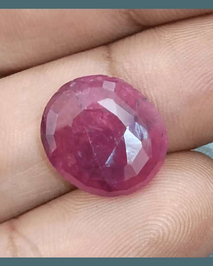 10.00ct African Ruby, Natural Untreated Gemstone - SMSGEMS 