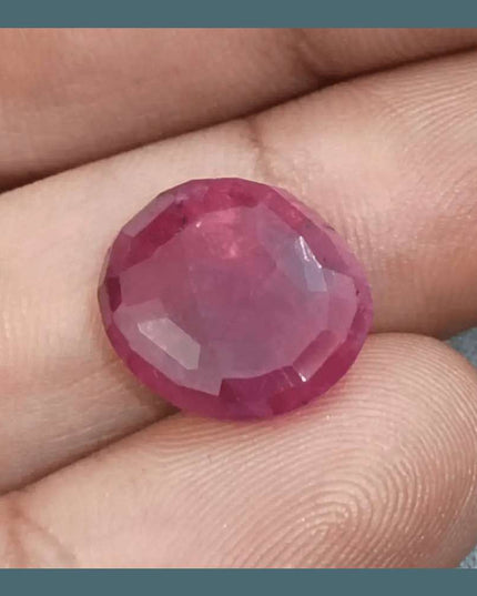 10.00ct African Ruby, Natural Untreated Gemstone - SMSGEMS 