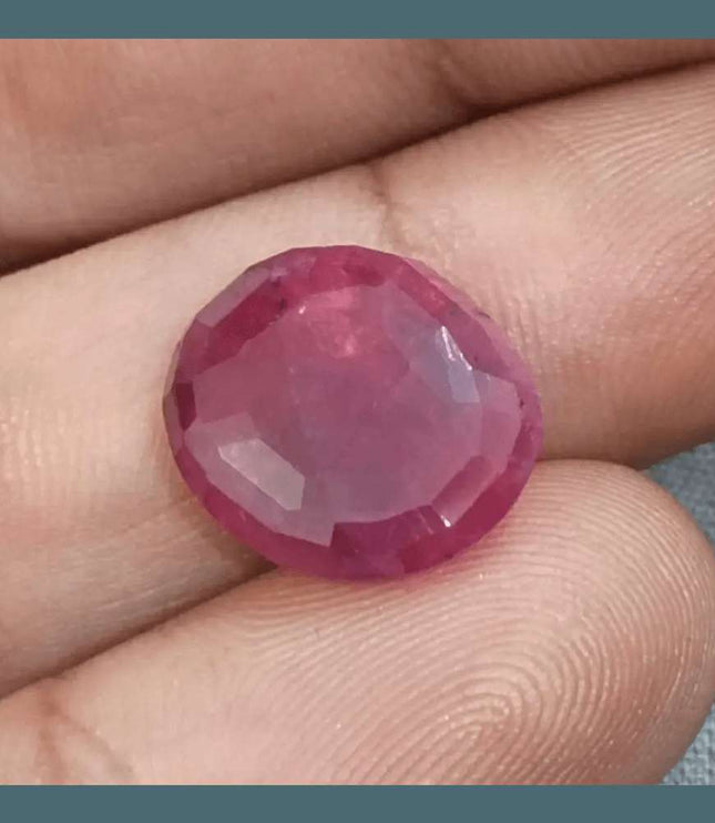 10.00ct African Ruby, Natural Untreated Gemstone - SMSGEMS 