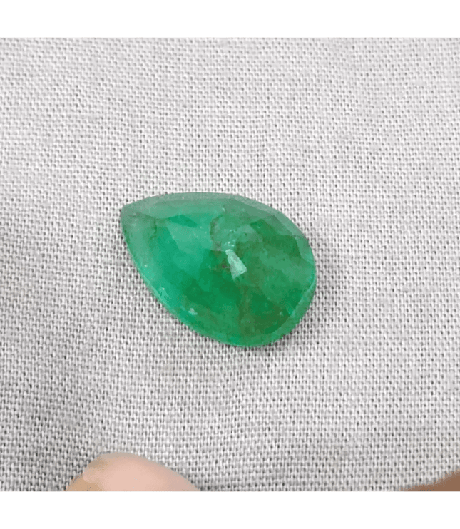 10.83ct Zambian Emerald, Natural Earth Mined Gemstone - SMSGEMS 