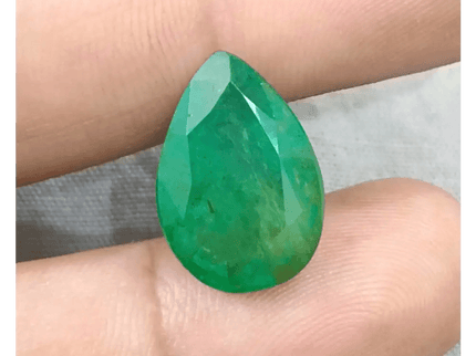 10.83ct Zambian Emerald, Natural Earth Mined Gemstone - SMSGEMS 