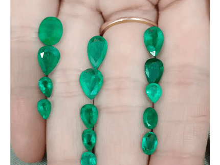 10.85ct Fine Quality Emerald Parcel, 100% Natural Gems - SMSGEMS 
