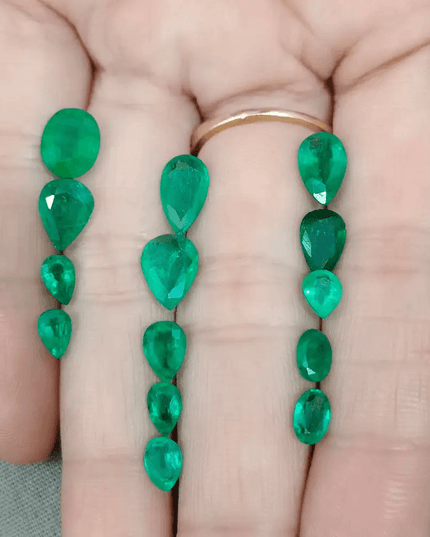 10.85ct Fine Quality Emerald Parcel, 100% Natural Gems - SMSGEMS 
