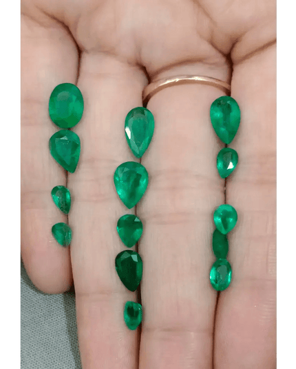 10.85ct Fine Quality Emerald Parcel, 100% Natural Gems - SMSGEMS 