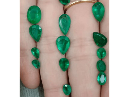 10.85ct Fine Quality Emerald Parcel, 100% Natural Gems - SMSGEMS 