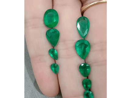 10.85ct Fine Quality Emerald Parcel, 100% Natural Gems - SMSGEMS 