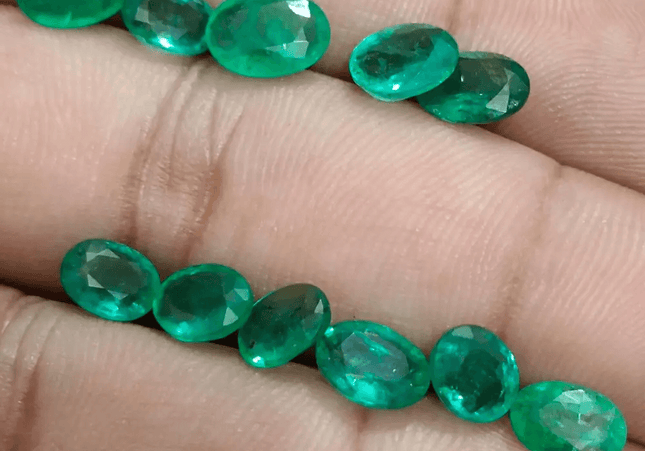 11.28ct Good Quality Emerald Parcel, Natural Gemstones - SMSGEMS 