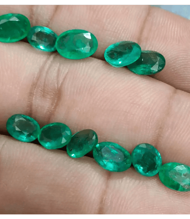 11.28ct Good Quality Emerald Parcel, Natural Gemstones - SMSGEMS 