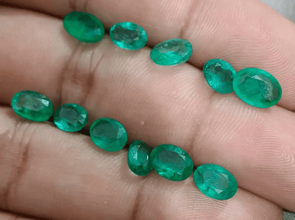 11.28ct Good Quality Emerald Parcel, Natural Gemstones - SMSGEMS 
