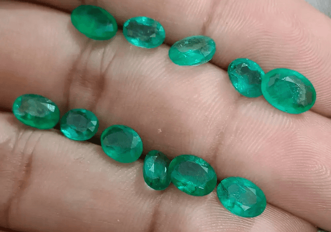 11.28ct Good Quality Emerald Parcel, Natural Gemstones - SMSGEMS 